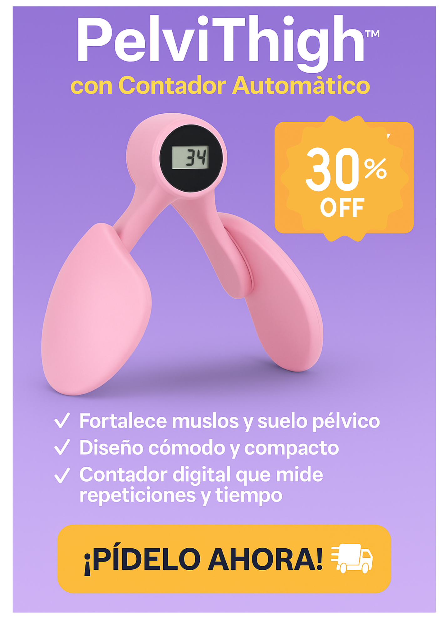 PELVYTIGHT - EJERCITADOR PELVICO CADERA CON CONTADOR