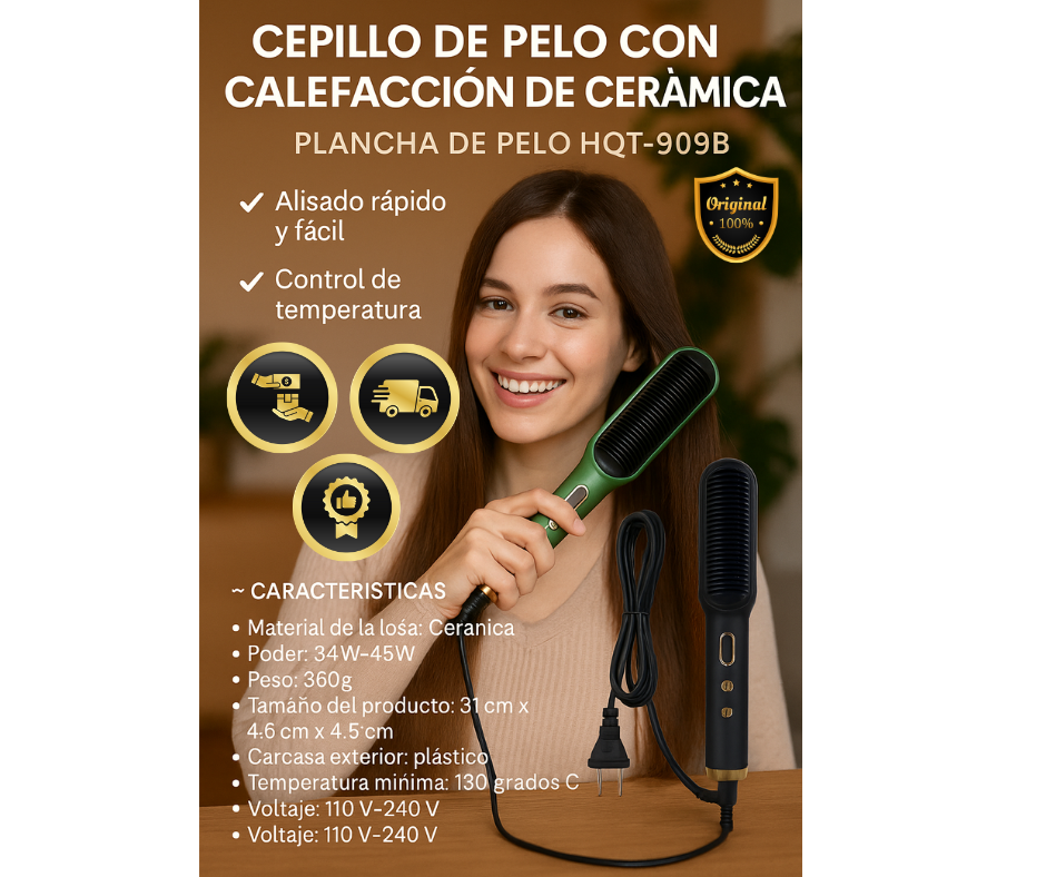 CEPILLO ALISADOR CON PANTALLA