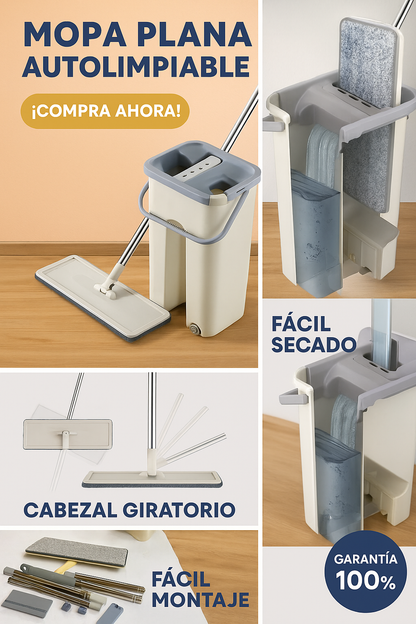 TRAPEADOR ESCURRIBLE LIMPIEZA FACIL