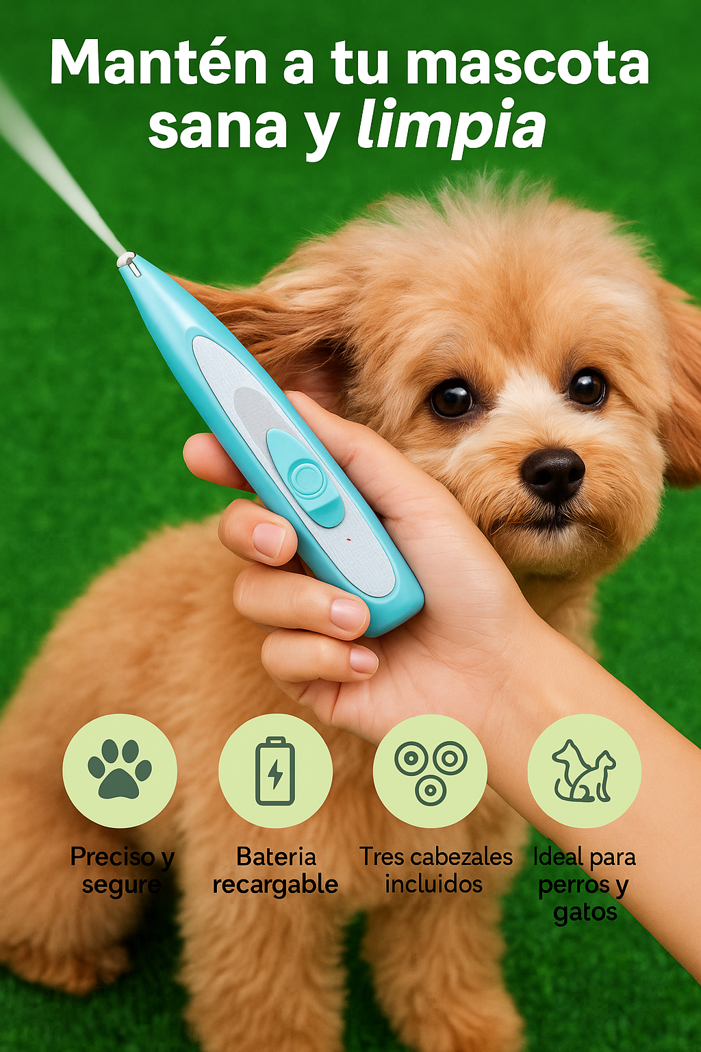 ¡CORTA SIN MIEDO, CUIDA CON AMOR! ❤️ AFEITADORA DE MASCOTAS PETPAW™