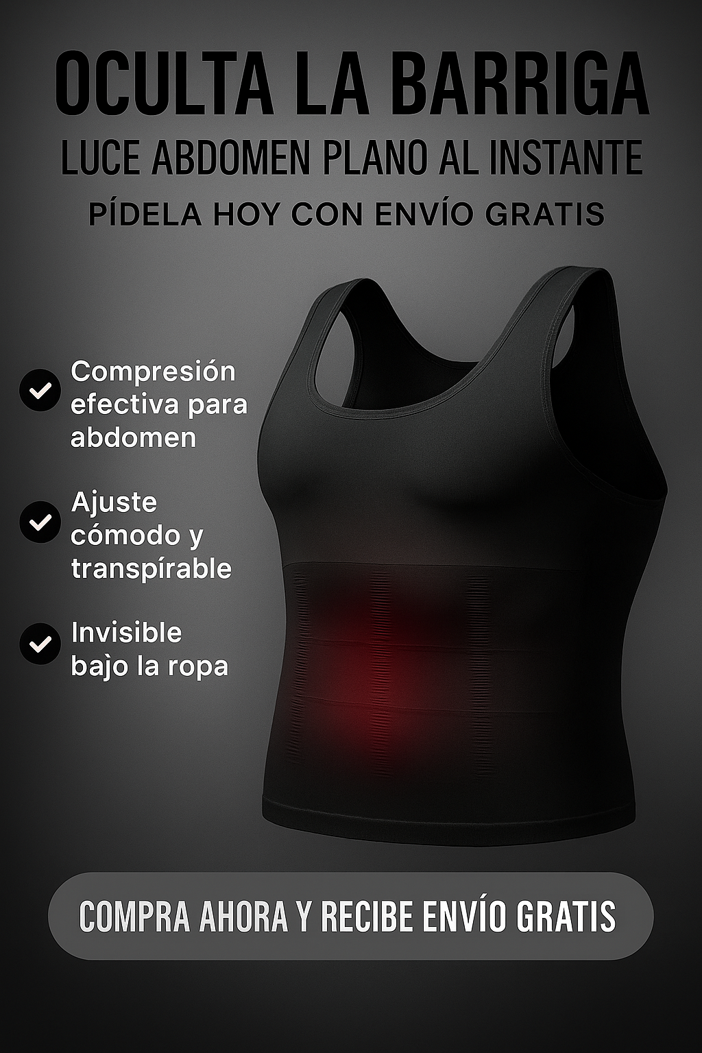 FRANELA DE COMPRESION  MOLDEADORA