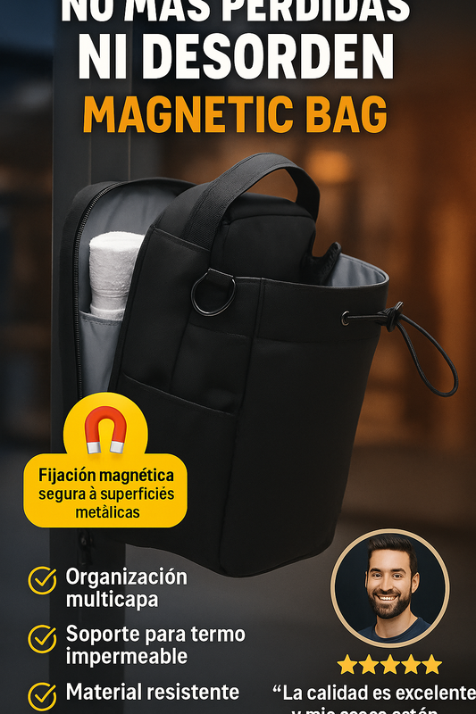 ADIOS A TUS COSAS EN EL PISO- MAGENTI BAG™  BOLSO MAGNETICO IMPERMEABLE GYM